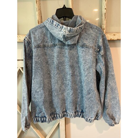 SHEIN size 2X denim hooded jacket - Picture 3 of 4